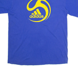 ADIDAS Mens T-Shirt Blue M