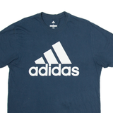 ADIDAS Mens T-Shirt Blue L