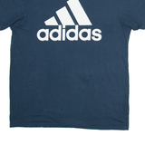 ADIDAS Mens T-Shirt Blue L