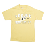 CHAMPION Purdue University Mens T-Shirt Yellow USA M