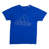 ADIDAS Mens T-Shirt Blue M