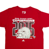 ADIDAS NFl Champions Mens T-Shirt Red USA L
