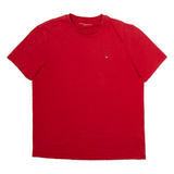 TOMMY HILFIGER Mens T-Shirt Red L