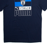 PUMA Italia Mens Football Shirt T-Shirt Blue M