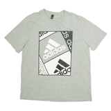 ADIDAS Mens T-Shirt Grey L