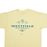 NIKE Westfield Baseball Mens T-Shirt Yellow USA L