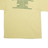 NIKE Westfield Baseball Mens T-Shirt Yellow USA L