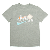 NIKE Womens T-Shirt Grey S