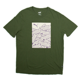PUMA Mens T-Shirt Green M