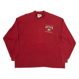 LEE San Francisco 49ers Mens T-Shirt Red Long Sleeve USA Roll Neck XL
