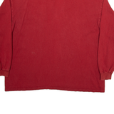 LEE San Francisco 49ers Mens T-Shirt Red Long Sleeve USA Roll Neck XL