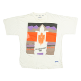 SOFTWEAR Single Stitch 90s Mens T-Shirt White M