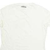 ADIDAS Womens T-Shirt White L