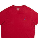 NAUTICA Sleepwear Mens T-Shirt Red L