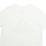 ADIDAS Mens T-Shirt White L