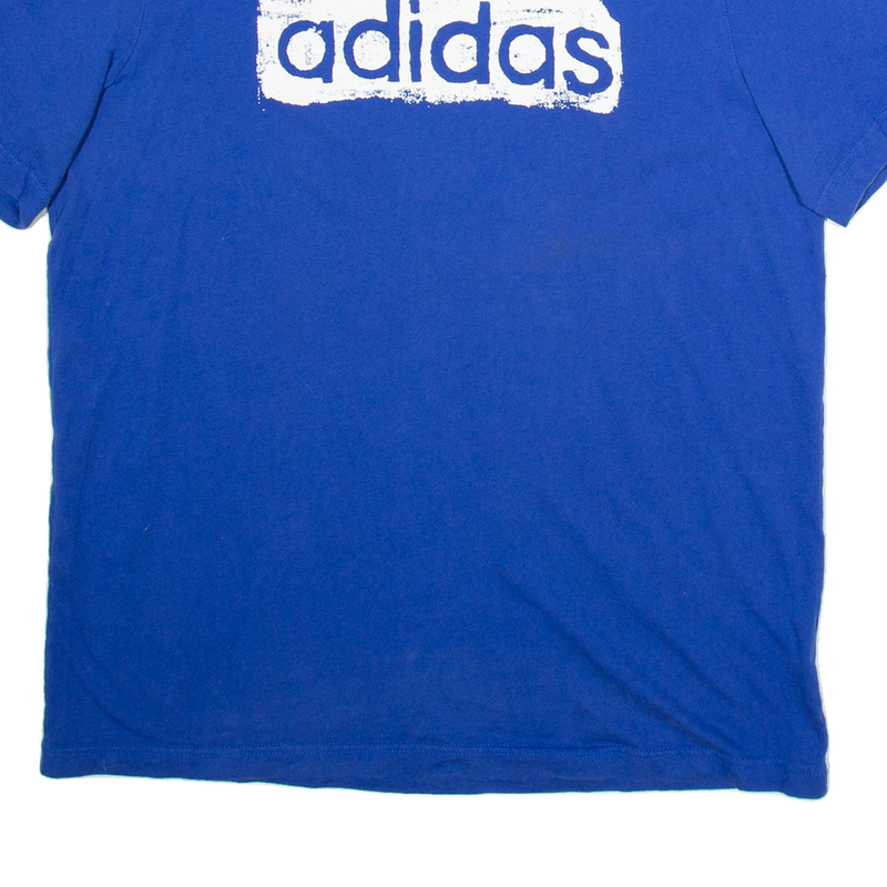 ADIDAS Mens T-Shirt Blue M