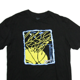 REEBOK Mens T-Shirt Black L