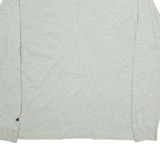 CHAMPION Great Wolf Lodge Mens T-Shirt Grey Long Sleeve L
