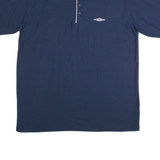 UMBRO Mens Polo Shirt Blue 2XL