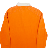 POLO RALPH LAUREN Custom Fit Mens Polo Shirt Orange Long Sleeve S