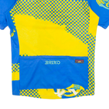 BRIKO Cycling Mens Jersey Blue 1/4 Zip M