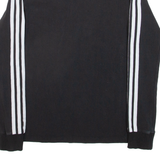 ADIDAS Womens T-Shirt Black Long Sleeve UK 6