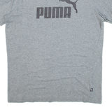 PUMA Mens T-Shirt Grey L