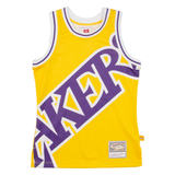 MITCHELL & NESS Los Angeles Lakers Mens Jersey Yellow Sleeveless USA XS