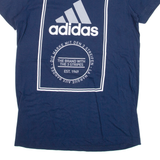 ADIDAS Mens T-Shirt Blue S