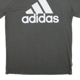 ADIDAS Mens T-Shirt Grey M