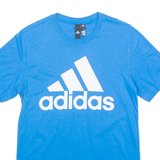 ADIDAS Mens T-Shirt Blue Crew Neck S