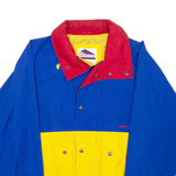 PARK CITY Mens Lined Jacket Blue Colourblock M