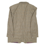 Mens Blazer Coat Brown XL