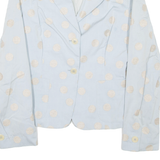 MAX MARA WEEKEND Womens Blazer Coat Blue UK 10