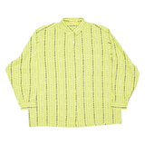 MEXX EMANUELLE Womens Shirt Green Fair Isle Long Sleeve L