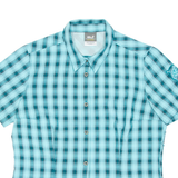 JACK WOLFSKIN Womens Shirt Blue Check UK 16