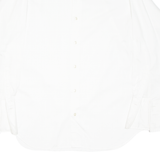 LUTTEURS CHEMISIER Mens Formal Shirt White Striped Long Sleeve XL