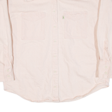 LEVI'S Fresh. Pea Pod Tab Womens Denim Shirt Pink Long Sleeve S