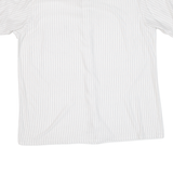 Mens Shirt White Striped L