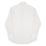BOSS Mens Shirt White Check Long Sleeve XL