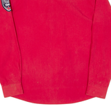 London Mens Plain Shirt Red Long Sleeve L