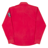 London Mens Plain Shirt Red Long Sleeve L