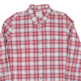 TIMBERLAND Mens Shirt Red Check Long Sleeve XL