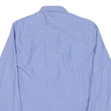 TOMMY HILFIGER Mens Shirt Blue Spotted Long Sleeve S