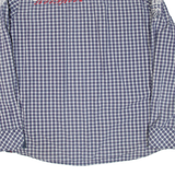 CAMP DAVID Mens Shirt Blue Check Long Sleeve 2XL