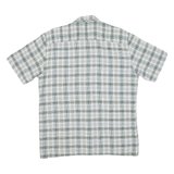 Mens Shirt Green Check XL