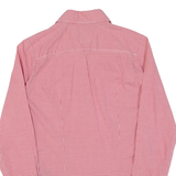 TOMMY HILFIGER Womens Shirt Red Check Long Sleeve S