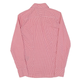 TOMMY HILFIGER Womens Shirt Red Check Long Sleeve S