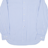 REPLAY Mens Shirt Blue Striped Long Sleeve M