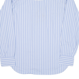 REPLAY Mens Shirt Blue Striped Long Sleeve M